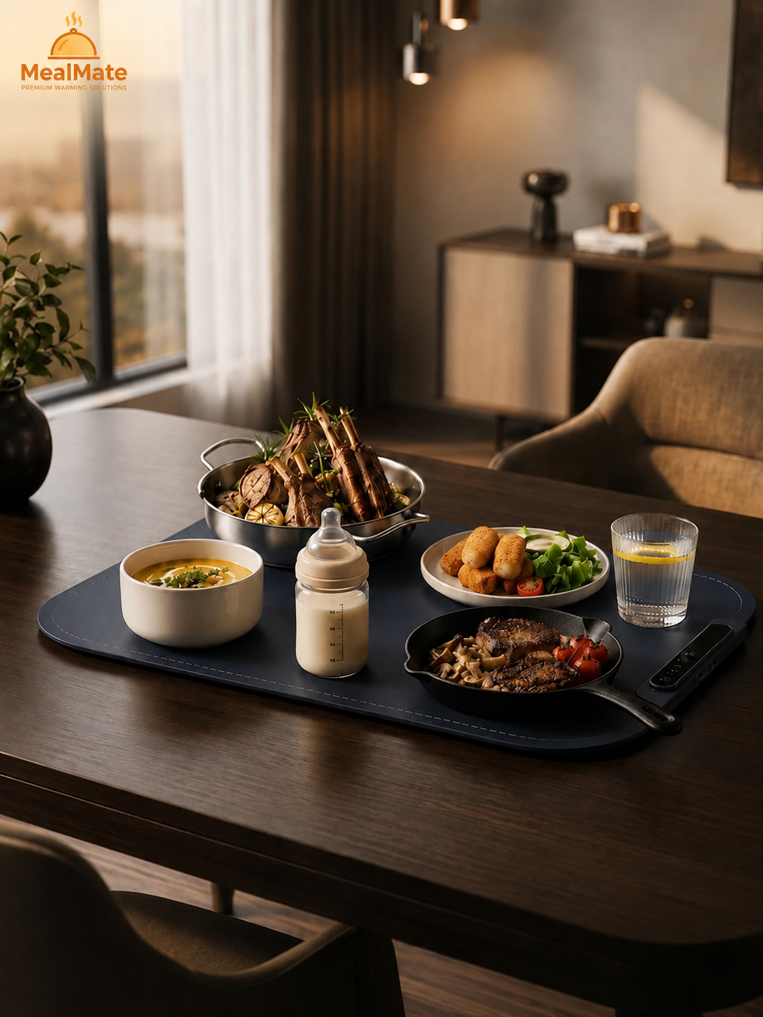 MealMate™ Foldable Food Warming Mat