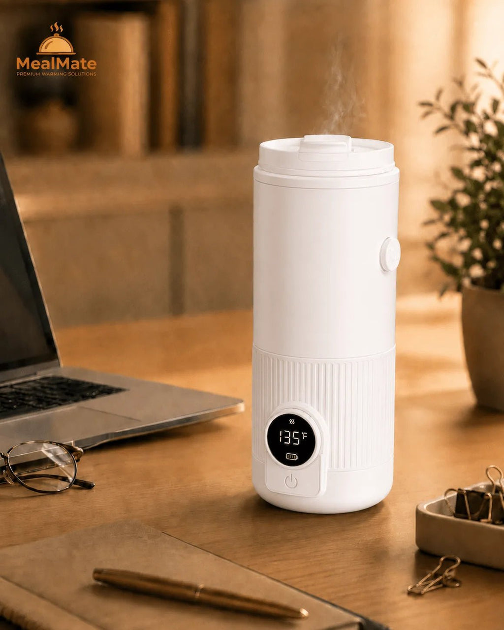 MealMate™ WarmSip™ Go Portable Heated MugMealMateMealMateMealMateMealMate™ WarmSip™ Go Portable Heated Mug
